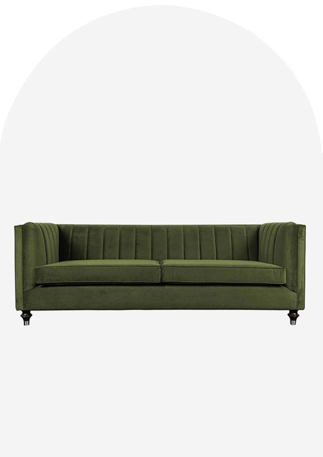 green Double Seater Sofas