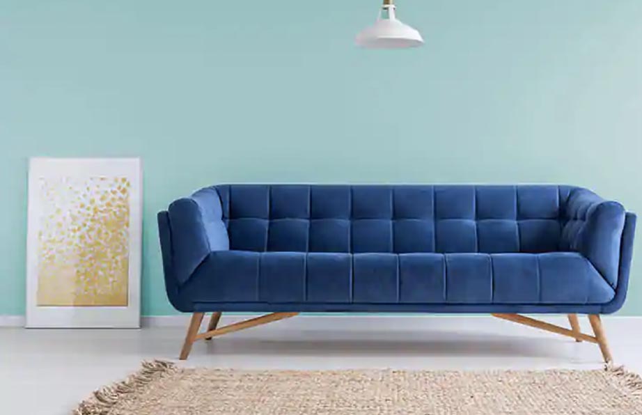 blue 2 seater sofa dubai