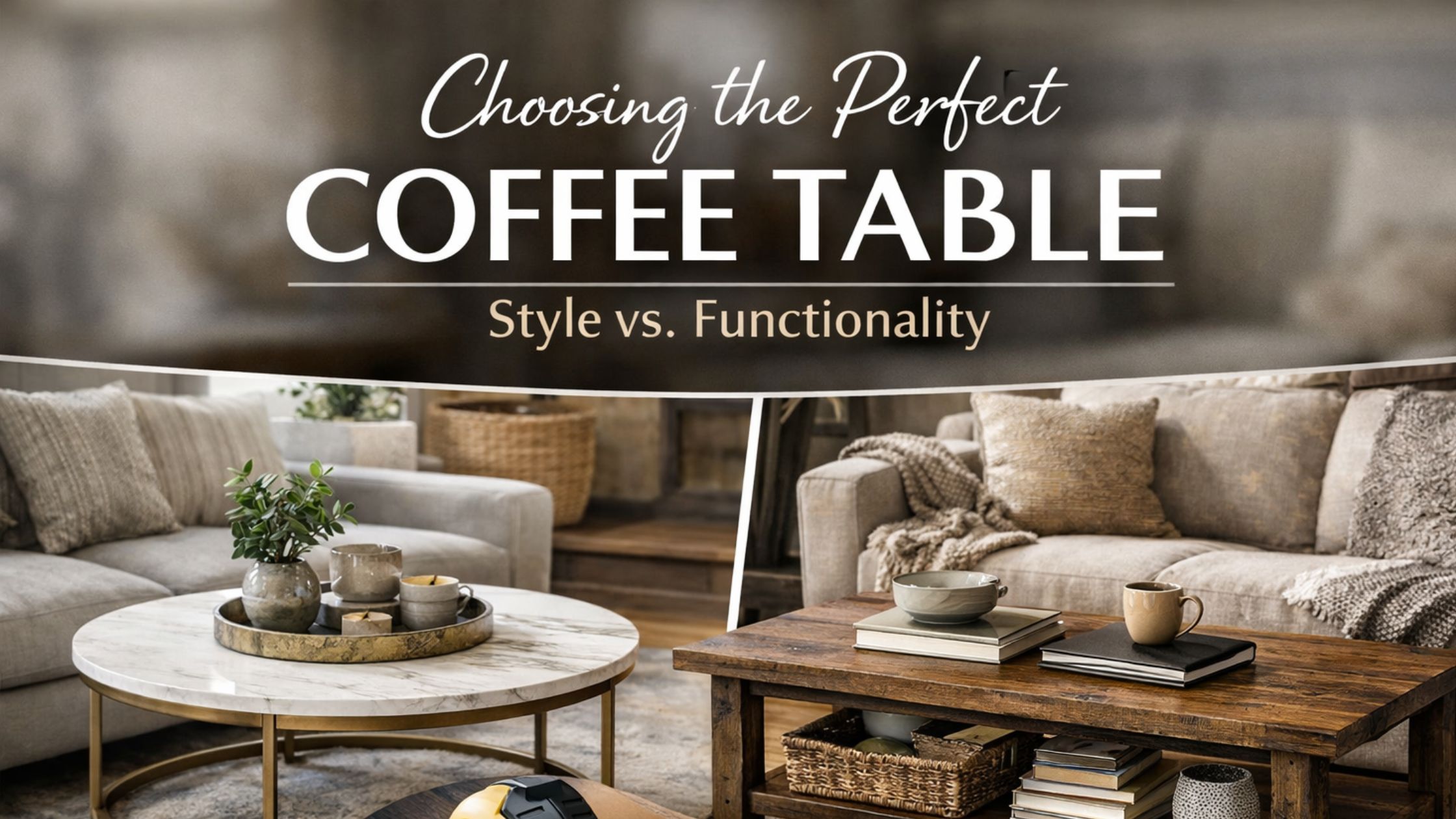 Choosing the Perfect Coffee Table